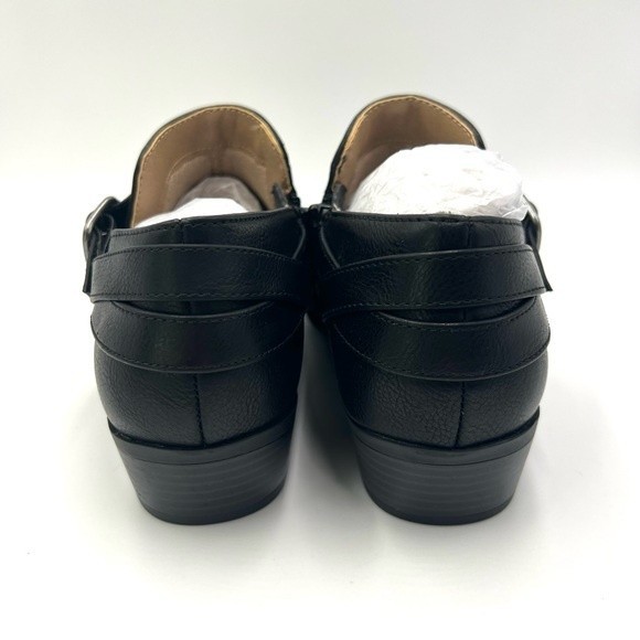 NEW LifeStride Womens Size 7 Adley Black Faux Vegan Leather Ankle Boots‎ Shoes - Picture 8 of 14